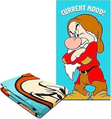 Disney Grumpy Oversized Beach Towel 40x72 - Image 1 of 4