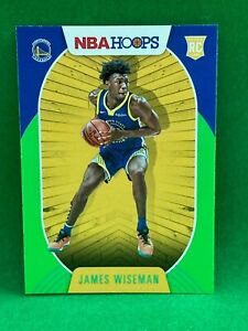 James Wiseman 2020-21 Hoops Neon Green RC NBA Card Warriors