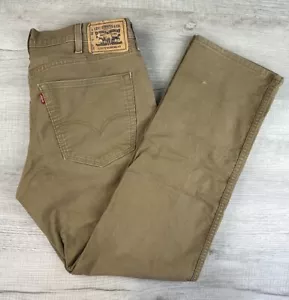 Levi’s 545 Jeans Brown Canvas Denim Workwear Pants Mens 36X34 (Actual 36X32) - Picture 1 of 24
