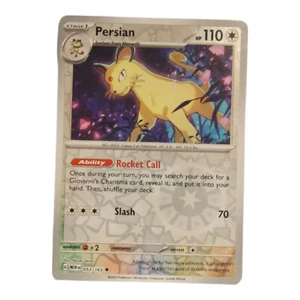 Persian Reverse Holo #053 - Pokémon TCG - Pokémon 151 - Near Mint - Picture 1 of 1