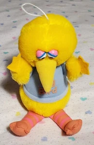 Hasbro Softies großer Vogel Plüschtier 9 Zoll Sesamstraße Stofftier Spielzeug Hasbro Vintage - Bild 1 von 11