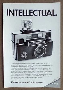 Kodak Instamatic 814 Camera 1969 Magazine Print Ad 7 x 10 - Bild 1 von 1
