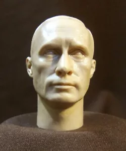 H-9 RUSIAN MALE CUSTOM RESIN UNPAINTED HEAD SCULPT 1/6 Scale - Picture 1 of 1