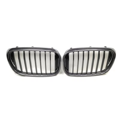 Carbon Fiber Front Bumper Grille Grill for BMW 740i 750i M760i G11 Pre-LCI 16-19 - Image 1 of 4