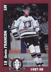 1997-98 Red Deer Rebels #17 Devin Francon