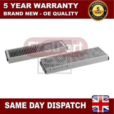 Fits Audi A6 2004-2011 FirstPart Cabin Filter Set 4F0898438C - Image 1 of 2