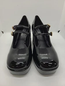 NEW Charles & Keith Heels/Platform Covered/Mary Janes - Black Size 7.5 - Picture 1 of 9