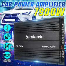 7900W 4 Channel Mini Car Amplifier Class A/B Stereo Audio Speaker Power Amp New