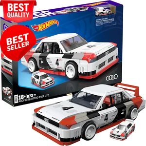 Hot Wheels Collectible Car Building Toy, Audi 90 Quattro IMSA GTO with 973 Piece - Picture 1 of 12