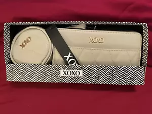 XOXO Wallet and Coin Purse Set - Beige - Picture 1 of 7