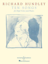 Richard Hundley dziesięć piosenek wysoki głos fortepian wokal arkusz klasyczny książka muzyczna