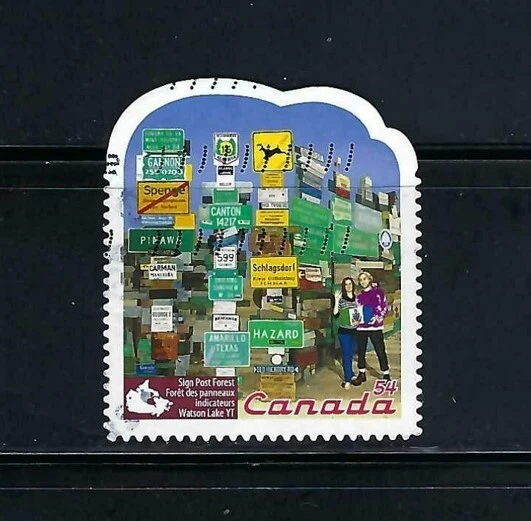 Canada #2336b, 54c - Roadside Attractions -- Watson Lake Signpost Forest - Imagem 1 de 1