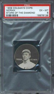 1909 E254 Colgan's Chips Roy Moran PSA 6 Atlanta Crackers