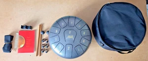 Aklot 10-inch Steel Tongue Drum 11 Notes - Picture 1 of 8