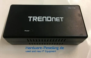TRENDnet TPE-111GI Gigabit PoE-Injektor GbE C5 Schwarz, mit Stromkabel - Bild 1 von 4