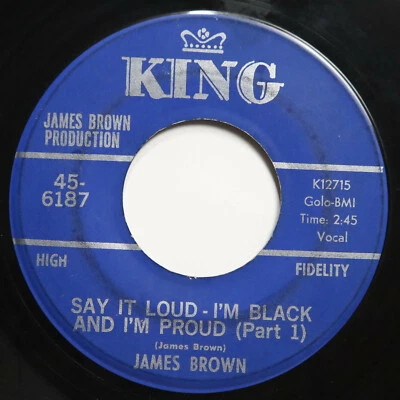 JAMES BROWN - SAY IT LOUD I'M BLACK AND I'M PROUD PT 1 & 2 - SOUL 45  Foto 1 de 2