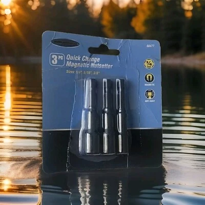 Warrior 3 pc Quick Change Magnetic Nut Setter - Image 1 of 2