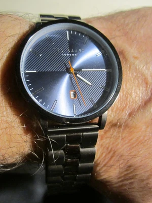 TED BAKER LONDON WATCH BLUE DIAL RUNS GREAT - FITS 8 1/2" WRIST - OFC-R2 - Image 1 of 4