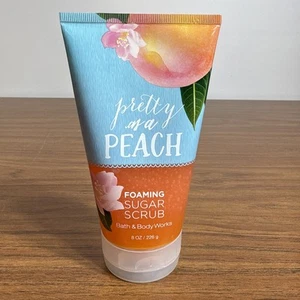 Neu versiegelt Bath And Body Works Pretty as a Peach 8 Oz. schäumendes Zucker-Körperpeeling - Bild 1 von 5