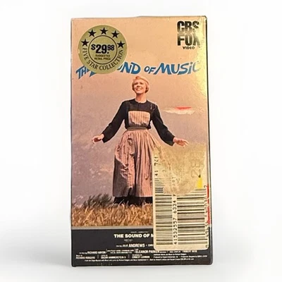 Sound of Music VHS Sealed 1985 CBS/Fox Video Hi-Fi Stereo Julie Andrews - Image 1 of 4