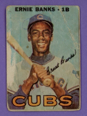 1967 Topps Venezolano #275 Ernie Banks Chicago Cubs Venezuela ESPAÑOL BACK SP Foto 1 de 2
