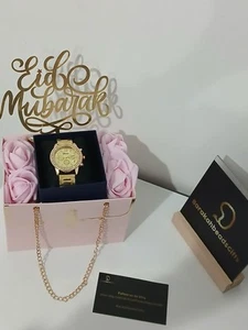 Eid Geschenk Hadsch Umrah Abschluss Geschenkkorb Uhrenkorb Set. - Bild 1 von 4