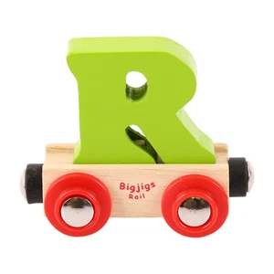 Bigjigs Rail Rail Name Letter R (Green) - Imagen 1 de 1