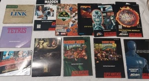Nintendo NES Super Nintendo SNES manual LOT Of 11 - Picture 1 of 2