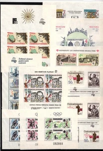 Tschechoslowakei Block 74-Block 84 postfrisch incl. Block 77 A + B #JI675 - Bild 1 von 1