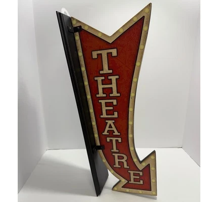 Изогнутый знак ретро домашнего кинотеатра марки акцент знак стены декор медиа комнаты подарок - Изображение 1 из 4