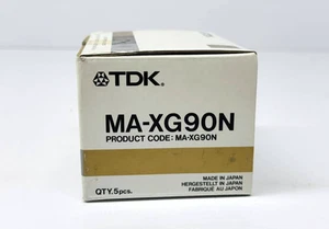 Hecho en JP TDK MA-XG 90 IEC IV Tipo IV POSICIÓN METÁLICA Juego de 5 Sin Usar de Japón - Imagen 1 de 4