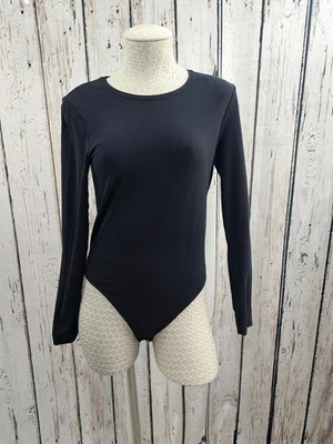 Wolford Negro Cuello Redondo Algodón Terciopelo Luz LS Camiseta Body Para Mujer L Usado en Excelente Condición Foto 1 de 4