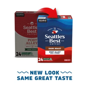 Café mezclado Seattle's Best Post Alley 24 a 180 tazas Keurig K elige cualquier talla - Imagen 1 de 4