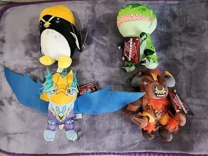 Bakugan Spin Master Plüsch 4er-Set von Toy Factory 6-8 Zoll groß - neu mit Etikett - Bild 1 von 8