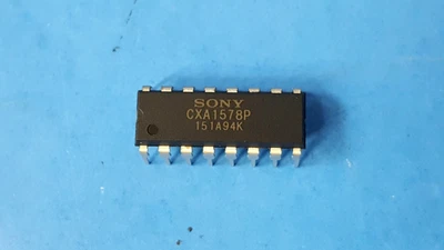 AMPLIFICADOR ECUALIZADOR DE GRABACIÓN ONE- IC, CXA1578P, SONY PARA CASSETTE ESTÉREO Foto 1 de 4