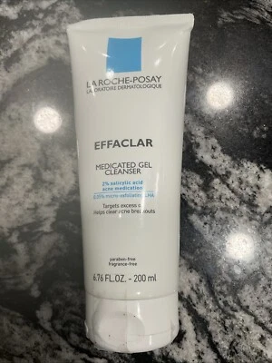 La Roche-Posay Effaclar Medicated Gel Cleanser 6.76fl.oz./200ml New Cap Cracked - Image 1 of 2