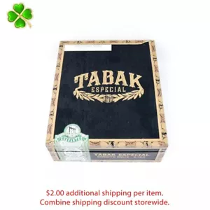 Caja de cigarros de madera vacía Tabak Especial Gordito Dulce 8,75" x 7,25" x 2,75" - Imagen 1 de 12