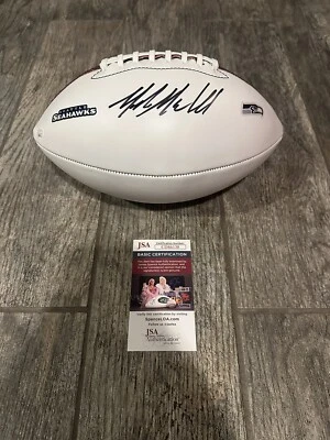 MIKE MACDONALD SIGNED SEATTLE SEAHAWKS FOOTBALL JSA COA AUTOGRAPHED COACH - Image 1 of 3