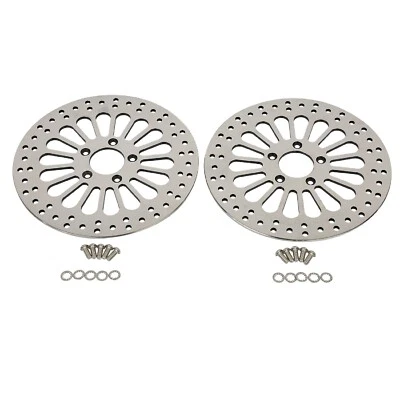 Rotor de freno delantero de 11,8" doble disco para Harley Touring 2008-2013 Super Spoke SS Foto 1 de 4