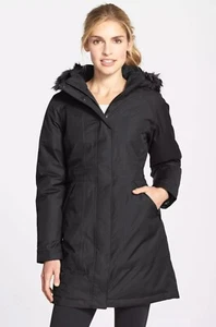 THE NORTH FACE WOMEN ARCTIC PARKA 550 DOWN WATER RESISTANCE IN Large BLACK BNWT - Picture 1 of 12