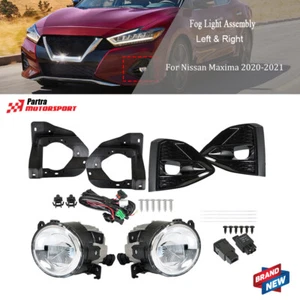 Luces antiniebla delanteras para Nissan Máxima 2020-21 luces con kits de interruptor de cableado lado derecho + derecho - Imagen 1 de 12