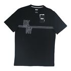 T-shirt homme à manches courtes DKNY Bold Graphic Modern coupe noir DK43GT108