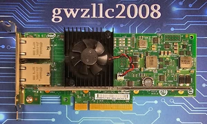 Intel Dell X540-T2 Converged Dual Port 10Gb Ethernet Network ADAPTER K7H46 3DFV8 - Photo 1/3