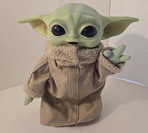 Star Wars Mandalorian Baby Yoda The Child Grogu 11" Plush Hard Head Toy 2020 - Picture 1 of 7