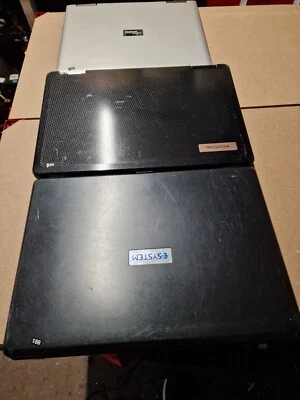 Joblot 3x Laptops Amilo EMACHINES ESystem Scrap,  For Parts - Image 1 of 4