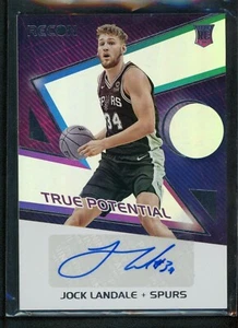 2021-22 Jock Landale Auto Panini Recon Rookie RC True Potenial - Imagen 1 de 2