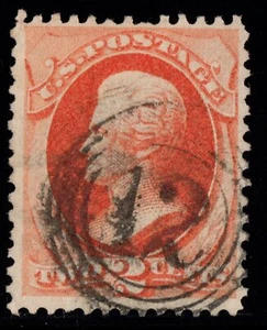 #178 United States used well centered 4 rings 12 cancel - Picture 1 of 2