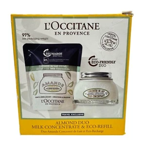 L'OCCITANE Almond Duo Milk Concentrate & Eco-Refill 200 ml/ 7 oz - Picture 1 of 1