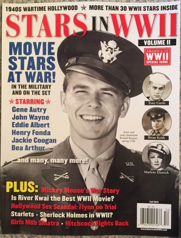 Stars In WW 2 II Movie Stars At War In Military Reagan Fall 2015 FREE SHIPPING Foto 1 de 1