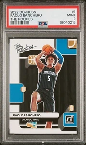PAOLO BANCHERO 2022-23 Donruss #1 The Rookies RC PSA 9 - Picture 1 of 2